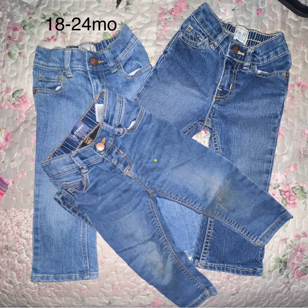 Classic Blue Kids Jeans Trio